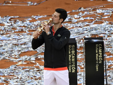 Madrid Open 2019: 'Inspirational' Novak Djokovic strolls past Stefanos Tsitsipas to claim 33rd Masters title Madrid Open 2019: 'Inspirational' Novak Djokovic strolls past Stefanos Tsitsipas to claim 33rd Masters title