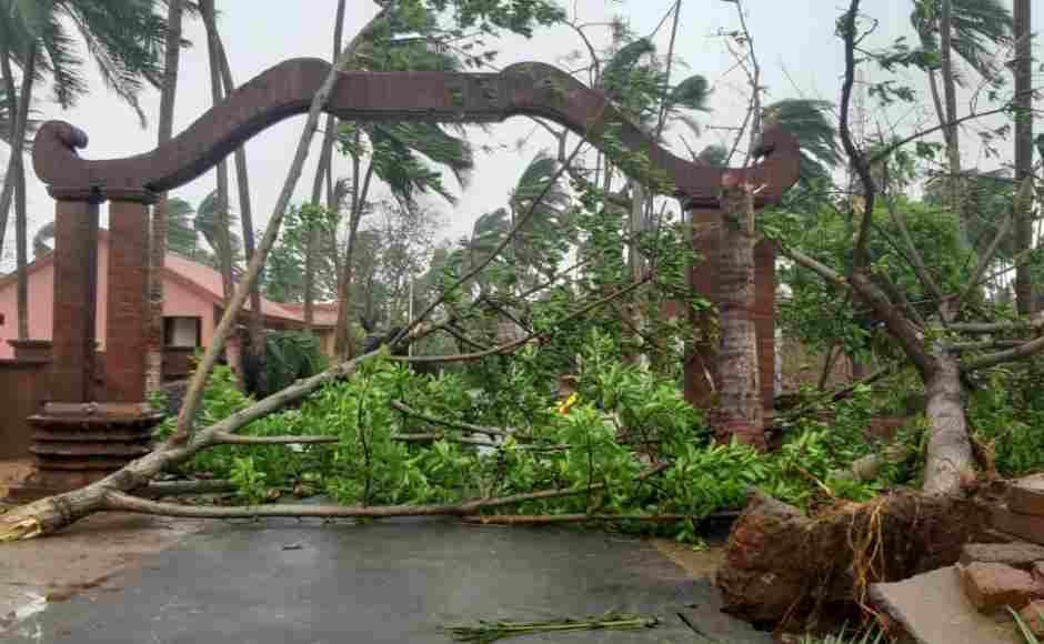 The heritage crafts village of Raghurajpur in Puri suffered substantial damage. Monalisa Patsani/101Reporters The heritage crafts village of Raghurajpur in Puri suffered substantial damage. Monalisa Patsani/101Reporters
