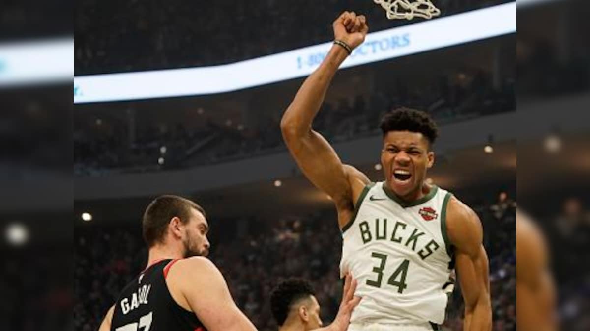 NBA Playoffs 2019: Giannis Antetokounmpo grabs 30 points in Milwaukee Bucks' Game 2 trouncing of Toronto Raptors