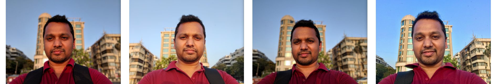 L to R: Pixel 3a XL, OP6T, Pixel 3, iPhone 7