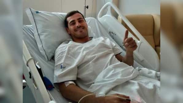 FC Porto goalkeeper Iker Casillas says 'everything was under control' after suffering heart attack during training