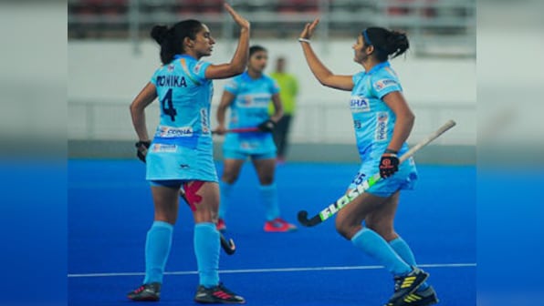 Lalremsiami and Navneet Kaur guide India past hosts South Korea in opening tie of women's hockey bilateral series