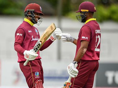 Ireland Tri-Series 2019: John Campbell, Shai Hope shatter records as Windies thump William Porterfield and Co by 196 runs in first ODI Ireland Tri-Series 2019: John Campbell, Shai Hope shatter records as Windies thump William Porterfield and Co by 196 runs in first ODI