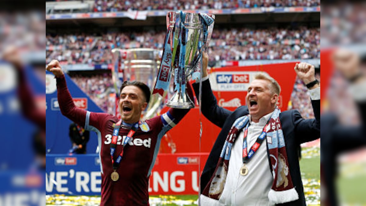 Aston Villa secure promotion to Premier League after beating Derby County in Championship playoff final