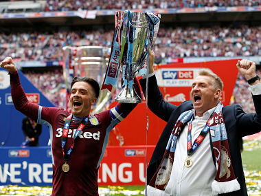 Aston Villa secure promotion to Premier League after beating Derby County in Championship playoff final Aston Villa secure promotion to Premier League after beating Derby County in Championship playoff final