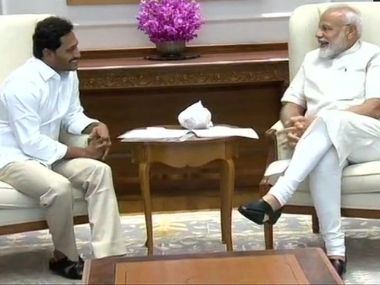 Jaganmohan Reddy meets Narendra Modi ahead of swearing-in as Andhra Pradesh CM; duo likely to discuss special status for state Jaganmohan Reddy meets Narendra Modi ahead of swearing-in as Andhra Pradesh CM; duo likely to discuss special status for state