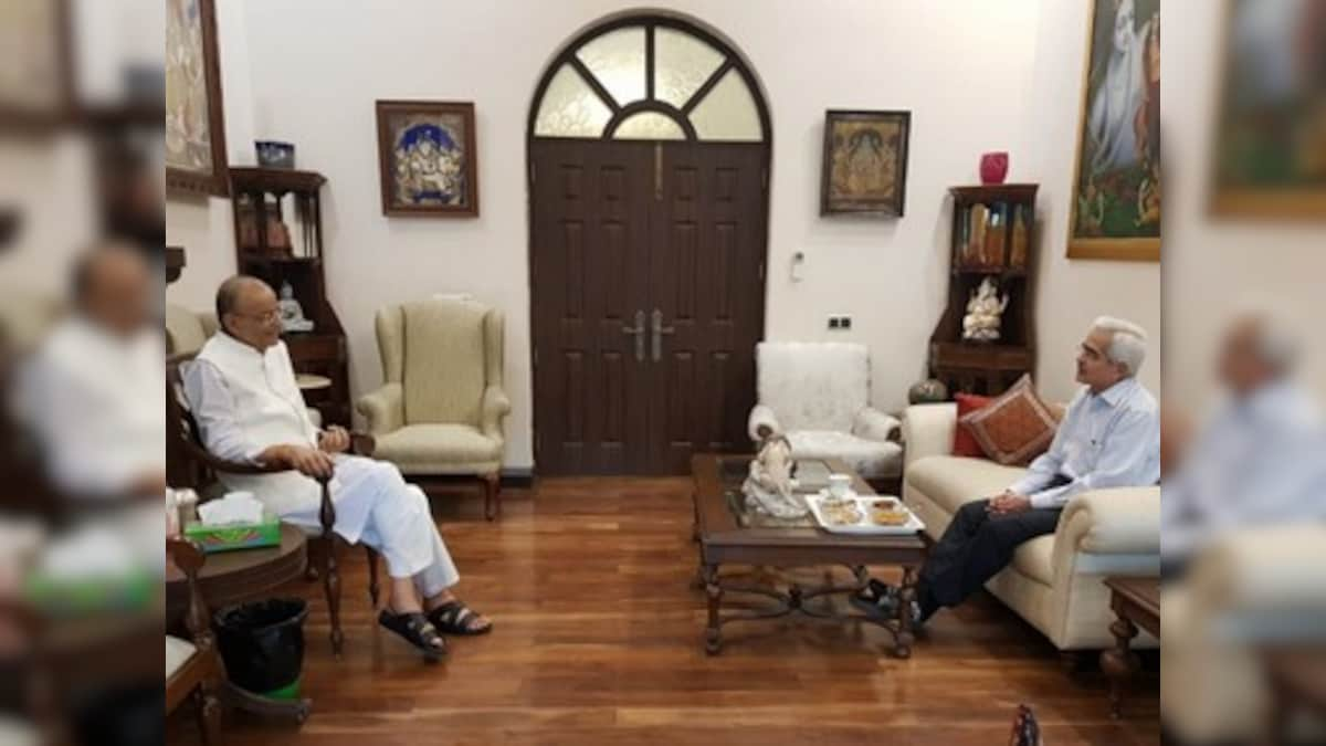 Reserve Bank of India governor Shaktikanta Das calls on Arun Jaitley for courtesy meeting