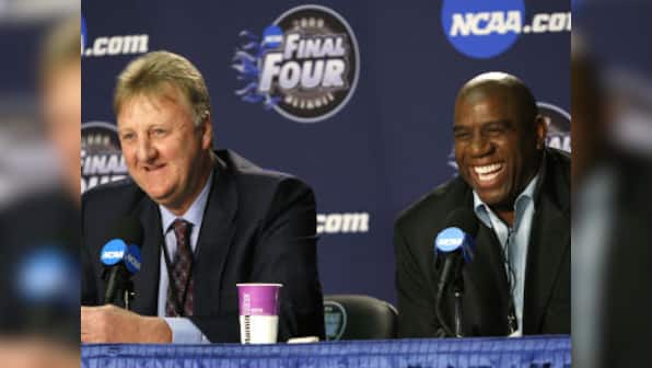 Former rivals Magic Johnson and Larry Bird to receive joint Lifetime Achievement Award at 2019 NBA Awards