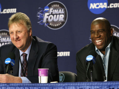 Former rivals Magic Johnson and Larry Bird to receive joint Lifetime Achievement Award at 2019 NBA Awards Former rivals Magic Johnson and Larry Bird to receive joint Lifetime Achievement Award at 2019 NBA Awards