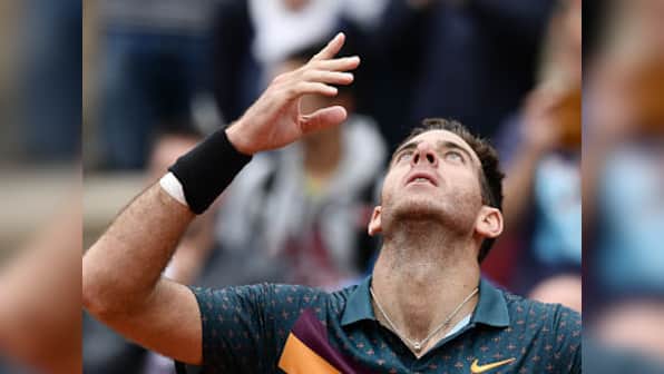 French Open 2019: Battling several injuries, Juan Martin Del Potro continues his fight after close contest against Yoshihito Nishioka