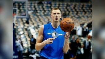 NBA: Dallas Mavericks' Kristaps Porzingis left with bloodied face after being attacked in Latvia by 'New York Knicks fans'