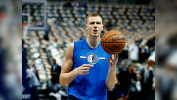 NBA: Dallas Mavericks' Kristaps Porzingis left with bloodied face after being attacked in Latvia by 'New York Knicks fans'