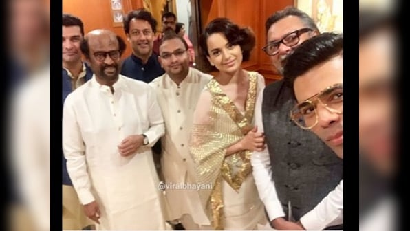 Narendra Modi's oath-taking ceremony reunites Karan Johar, Kangana Ranaut as they pose for selfies