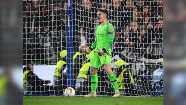 Europa League: Kepa Arrizabalaga's penalty shootout heroics sends Chelsea through to final at Eintracht Frankfurt's expense