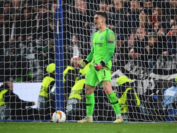 Europa League: Kepa Arrizabalaga's penalty shootout heroics sends Chelsea through to final at Eintracht Frankfurt's expense