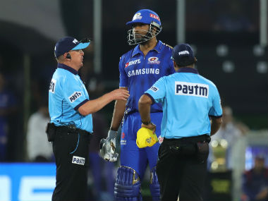 IPL 2019 Final, MI vs CSK: Kieron Pollard reprimanded by umpires for last over drama in Mumbai innings IPL 2019 Final, MI vs CSK: Kieron Pollard reprimanded by umpires for last over drama in Mumbai innings