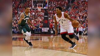 NBA Playoffs 2019: Toronto Raptors turn in team performance to thump Milwaukee Bucks and level Eastern Conference finals