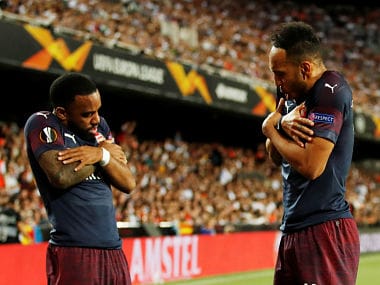 Europa League: Arsenal thrash Valencia 7-3 on aggregate to set up all-English final with London rivals Chelsea