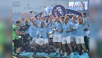 Premier League: Manchester City break Liverpool hearts after thrashing Brighton to retain title on thrilling final day