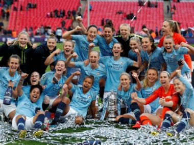 Women’s FA Cup: Manchester City wrap up domestic double with comfortable victory over valiant West Ham United