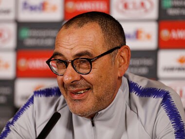 Europa League: Chelsea coach Maurizio Sarri hails Premier League as best in the world after reaching final