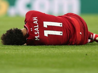 Premier League: Liverpool face anxious wait for news on gravity of Mohamed Salahs head injury