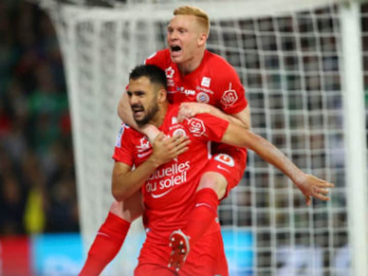 Ligue 1: Saint-Etienne miss chance to leapfrog third-placed Lyon after defeat to Montpellier; Brest secure promotion