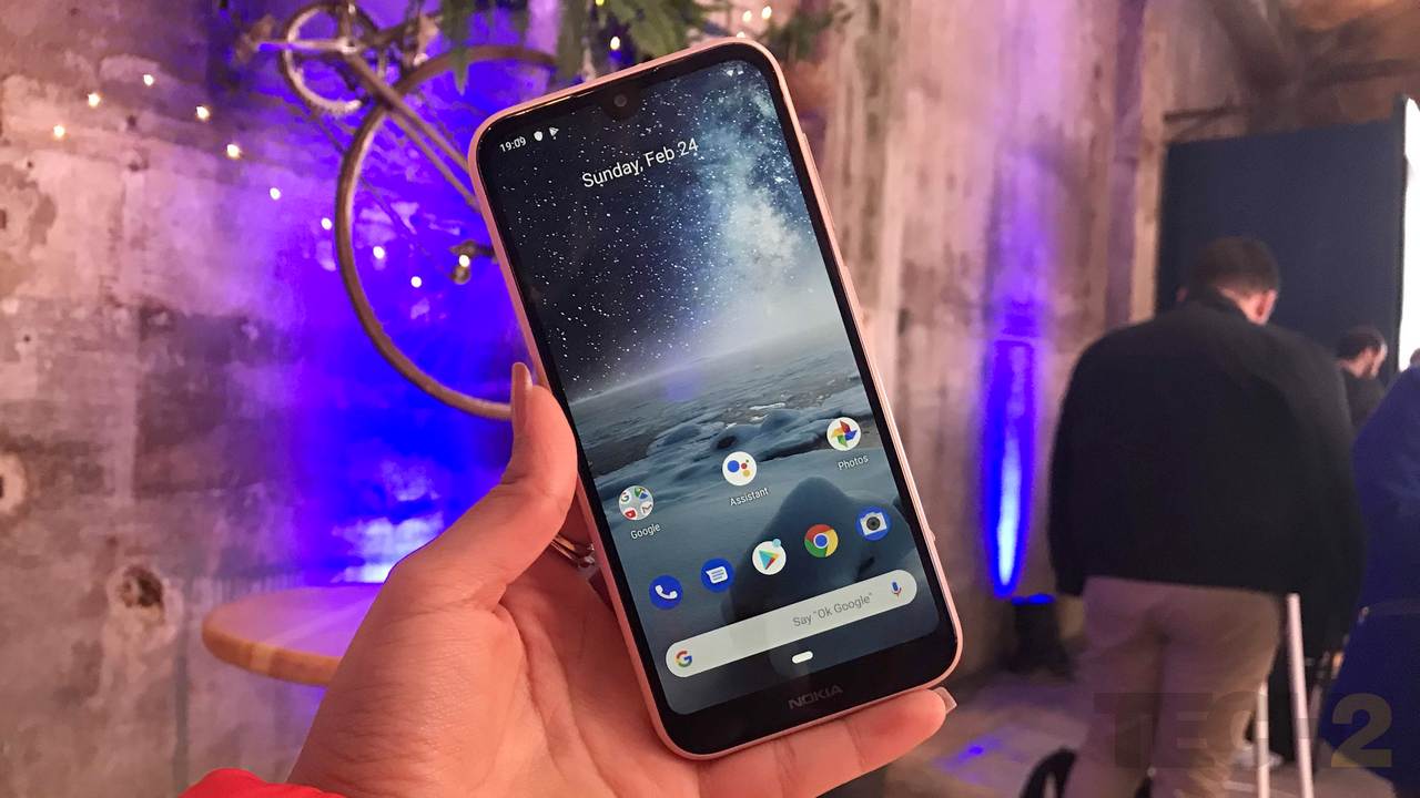 We did have a hand on experience with the 'Pink Sand' colour variant of the Nokia 4.2 back at MWC and its definitely nicer. Image: tech2/ Nandini Yadav