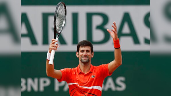 French Open 2019: Novak Djokovic crusies into second round straight sets win over Hubert Hurkacz