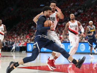 NBA Playoffs 2019: Jamal Murray leads Nuggets to gritty win over Blazers; Kawhi Leonard scores 39 points as Raptors level series