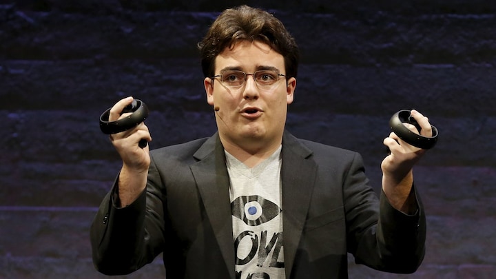 Oculus co-founder Palmer Luckey says he was fired by Facebook for his pro-Trump views