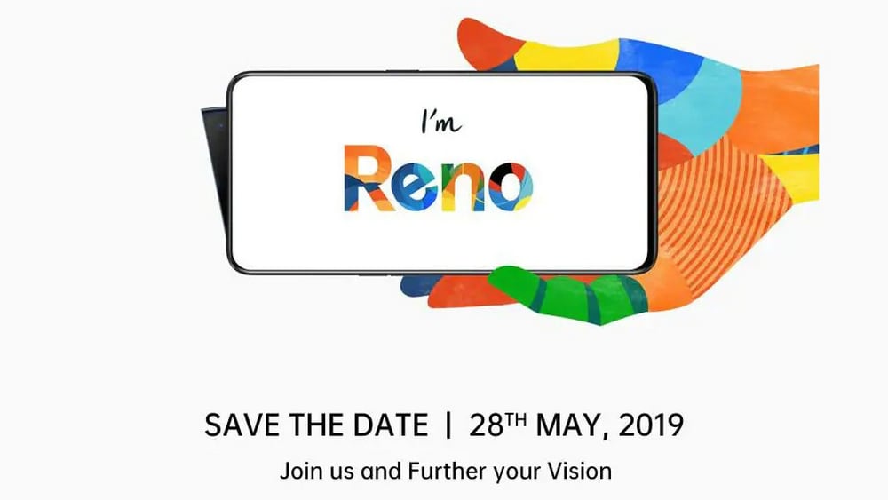 Oppo Reno India launch invite.