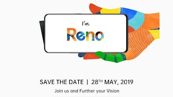Oppo Reno series with side-swing selfie camera to launch in India on 28 May