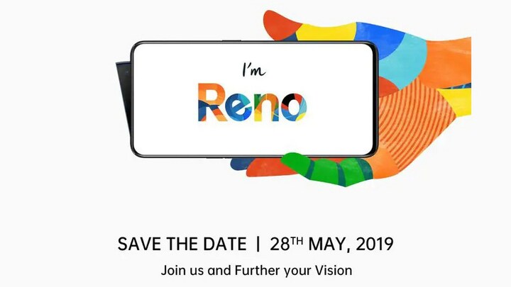 Oppo Reno series with side-swing selfie camera to launch in India on 28 May