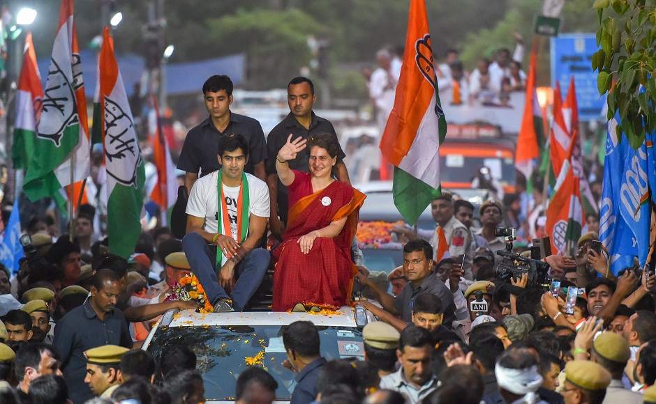Another roadshow she participated in was in support of South Delhi Congress candidate Vijender Singh. “Their situation is like those children who don't do their homework and come to school. When teacher asks them questions, they say, 'Nehru ji hid my books, Indira ji made paper boats out of my homework and someone submerged my books in the water’,” she said. Image courtesy: PTI Another roadshow she participated in was in support of South Delhi Congress candidate Vijender Singh. “Their situation is like those children who don't do their homework and come to school. When teacher asks them questions, they say, 'Nehru ji hid my books, Indira ji made paper boats out of my homework and someone submerged my books in the water’,” she said. Image courtesy: PTI