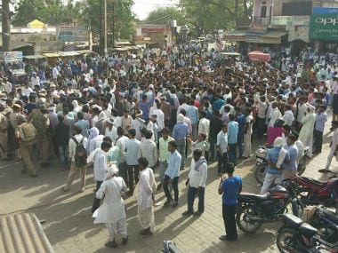 Protests took place in Alwar over the gangrape. Image courtesy: 101Reporters