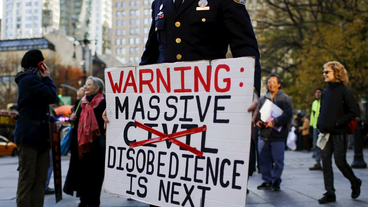 Climate change activists are getting creative to draw attention of businesspeople