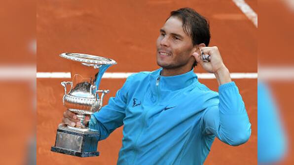 Rome Masters: Rafael Nadal lays down marker for French Open title defence, one forehand bullet at a time