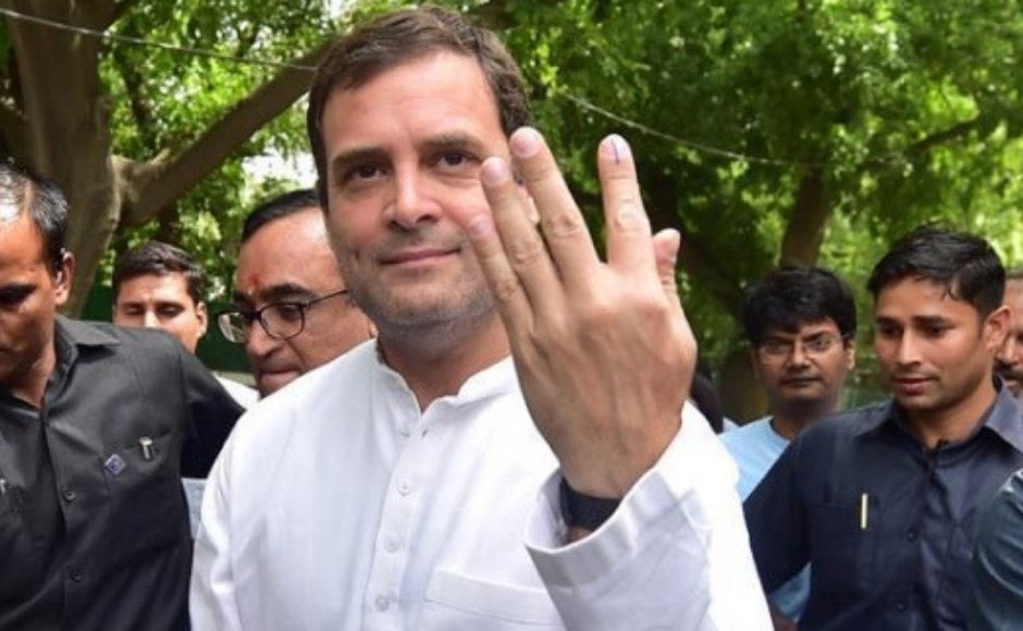Congress president Rahul Gandhi Sunday cast his vote in Lok Sabha polls in Delhi and hit out at Prime Minister Narendra Modi, saying he Congress president Rahul Gandhi Sunday cast his vote in Lok Sabha polls in Delhi and hit out at Prime Minister Narendra Modi, saying he