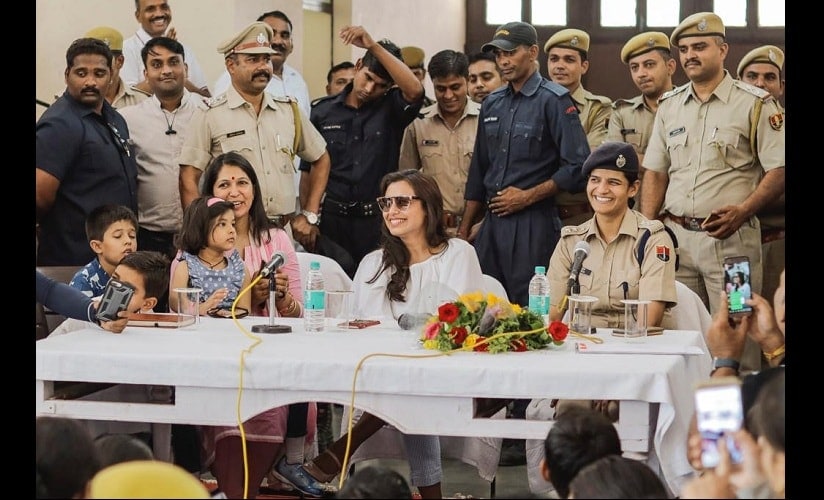 Mardaani 2: Rani Mukerji interacts with Kota police and their families while shooting for cop film
