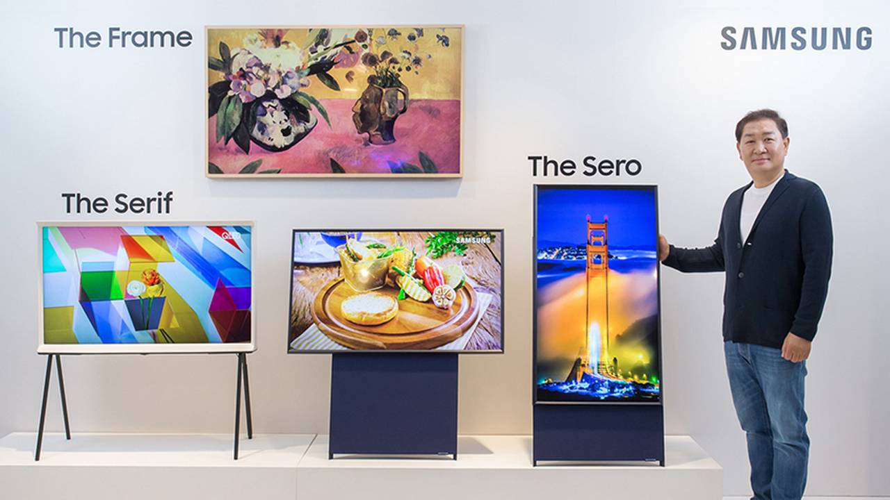 Samsung launches 'The Sero' TV that rotates vertically for viewing mobile content Samsung launches 'The Sero' TV that rotates vertically for viewing mobile content