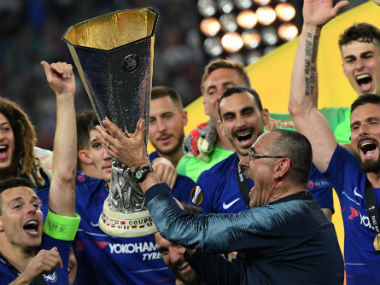 Europa League: Maurizio Sarri well on course to build new dynasty at Chelsea without outgoing Eden Hazard Europa League: Maurizio Sarri well on course to build new dynasty at Chelsea without outgoing Eden Hazard