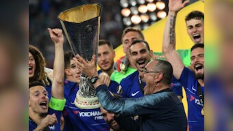 Europa League: Maurizio Sarri well on course to build new dynasty at Chelsea without outgoing Eden Hazard
