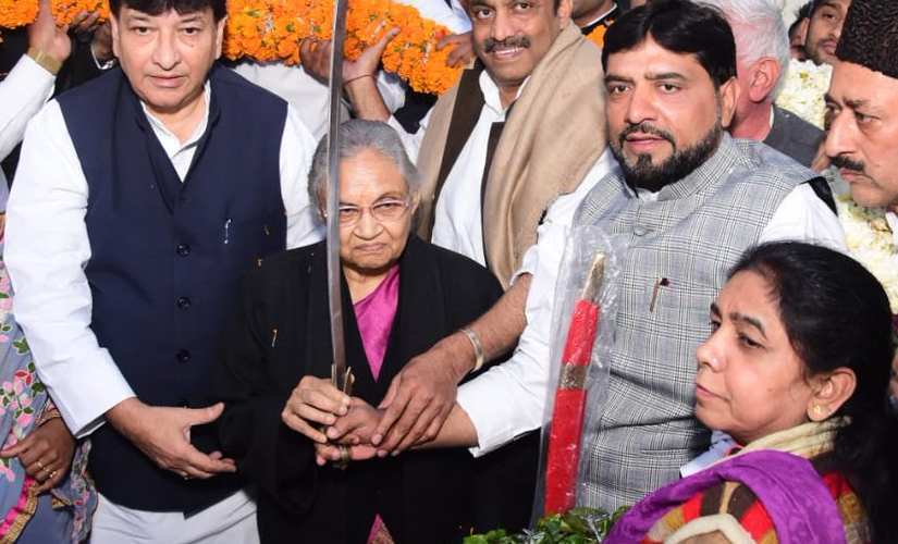 Congress leader and former Delhi chief minister Sheila Dikshit is contesting from North East Delhi seat. Twitter@SheilaDikshit