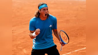 French Open 2019: Stefanos Tsitsipas downs stubborn Hugo Dellien in four sets to reach third round at Roland Garros