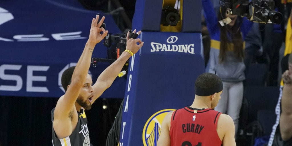 NBA Playoffs 2019: Stephen Curry scores 37 points in ...