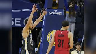 NBA Playoffs 2019: Stephen Curry scores 37 points in Warriors' comeback victory over spirited Blazers in Game 2
