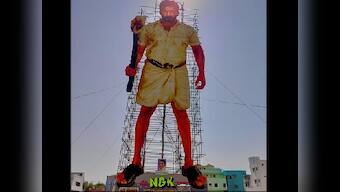 Ahead of NGK's release, Chennai municipal officials remove Suriya's 215-feet cutout erected by star's fans