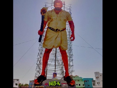 Ahead of NGK's release, Chennai municipal officials remove Suriya's 215-feet cutout erected by star's fans Ahead of NGK's release, Chennai municipal officials remove Suriya's 215-feet cutout erected by star's fans