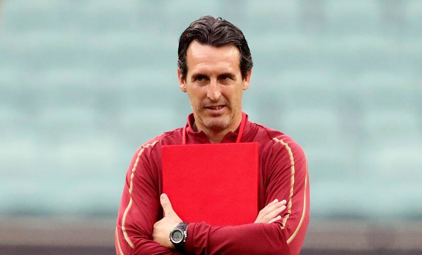 Soccer Football - Europa League Final - Arsenal Training - Baku Olympic Stadium, Baku, Azerbaijan - May 28, 2019 Arsenal manager Unai Emery during training REUTERS/Maxim Shemetov - RC1D8B764FA0
